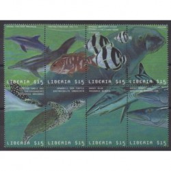 Liberia - 2001 - No 3325/3332 - Vie marine