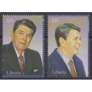 Acheter cette série de timbres du Liberia de l'année 2003 (No 4046/4047).