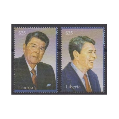 Liberia - 2003 - No 4046/4047 - Célébrités