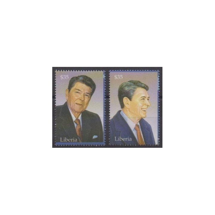Acheter cette série de timbres du Liberia de l'année 2003 (No 4046/4047).