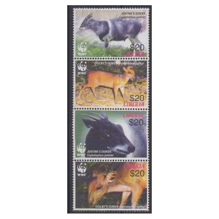 Buy this set of stamps of Liberia of the year 2005 (Nb 4315/4318).