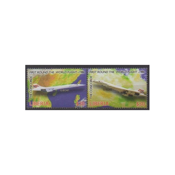 Buy this set of stamps of Liberia of the year 2007 (Nb 4442/4443).