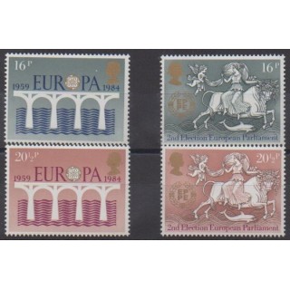 Buy this set of stamps of Great Britain of the year 1984 (Nb 1126/1129).