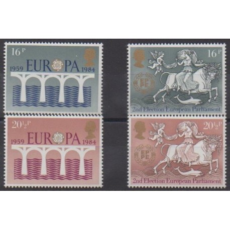 Great Britain - 1984 - Nb 1126/1129 - Europe - Europa