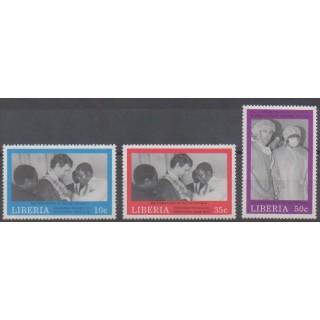 Acheter cette série de timbres du Liberia de l'année 1989 (No 1114/1116).