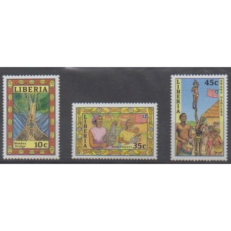 Liberia - 1988 - Nb 1105/1107