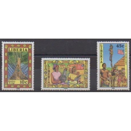Liberia - 1989 - Nb 1132/1134