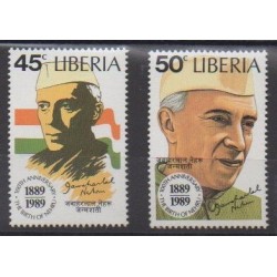 Liberia - 1989 - No 1135/1136 - Célébrités