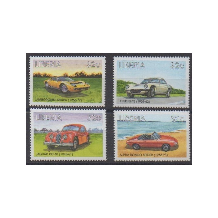 Buy this set of stamps of Liberia of the year 1998 (Nb 1856/1859).