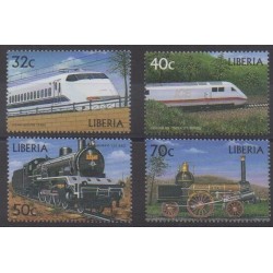 Liberia - 1999 - Nb 2013/2016 - Trains