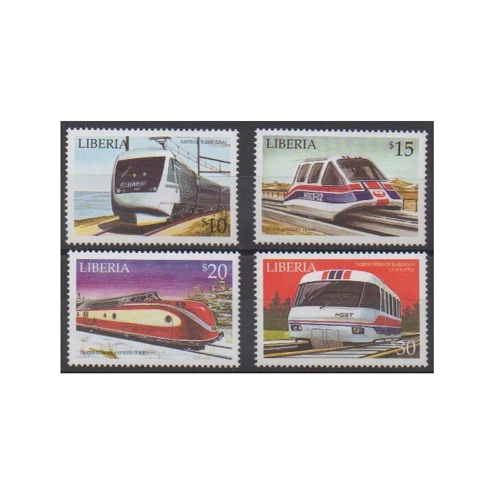 Buy this set of stamps of Liberia of the year 2001 (Nb 3167/3170).