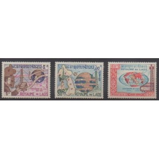 Buy this set of stamps of Laos of the year 1965 (Nb 114/116).