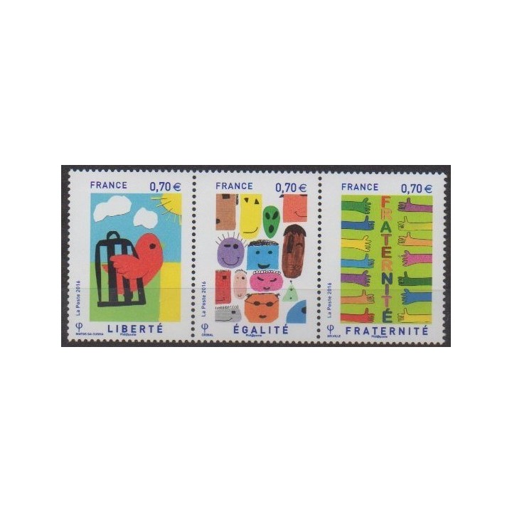 Acheter cette série de timbres de France de l'année 2016 (No 5021/5023).