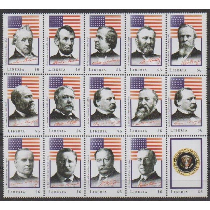 Buy this set of stamps of Liberia of the year 2000 (Nb 2757/2771).