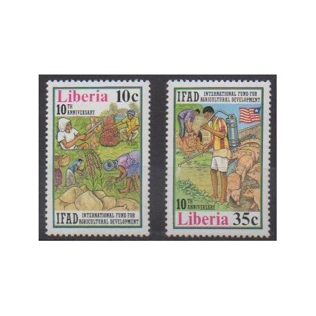 Liberia - 1988 - No 1108/1109