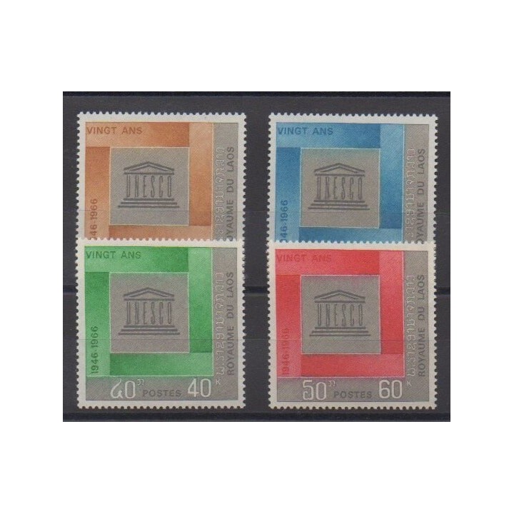 Buy this set of stamps of Laos of the year 1966 (Nb 138/141).