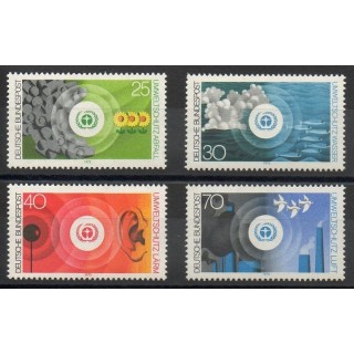 Timbres - Thème environnement - Allemagne occidentale (RFA) - 1973- No 623/626