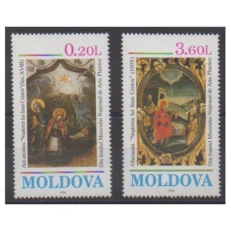 Moldavie - 1994 - No 122/123 - Noël
