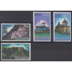 Moldavie - 2000 - No 316/319 - Églises