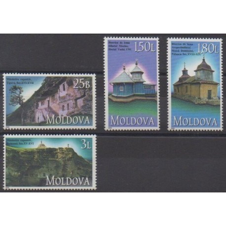 Moldova - 2000 - Nb 316/319 - Churches