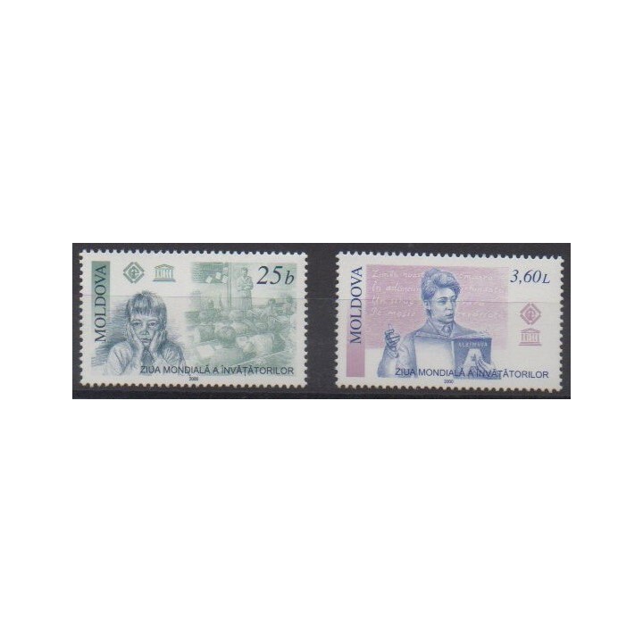 Acheter ces timbres de Moldavie de l'année 2000 (No 323/324).