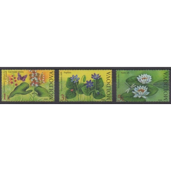 Buy this set of stamps of Moldova of the year 2008 (Nb 538/540).