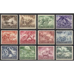 Allemagne - 1943- No 748/759 - Seconde Guerre mondiale