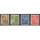 Allemagne - 1943- No 769/772 - Seconde Guerre mondiale