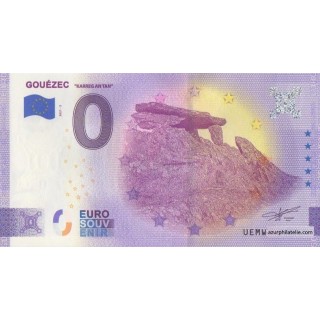 Billet souvenir touristique - 2021-3 - Gouézec - Karreg an Tan - (Finistère)