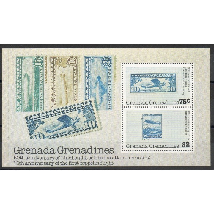 Timbres - Thème avions - Grenadines - 1978- No BF 33