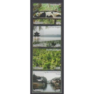 Buy this set of stamps of Liberia of the year 2009 (Nb 4668/4671).