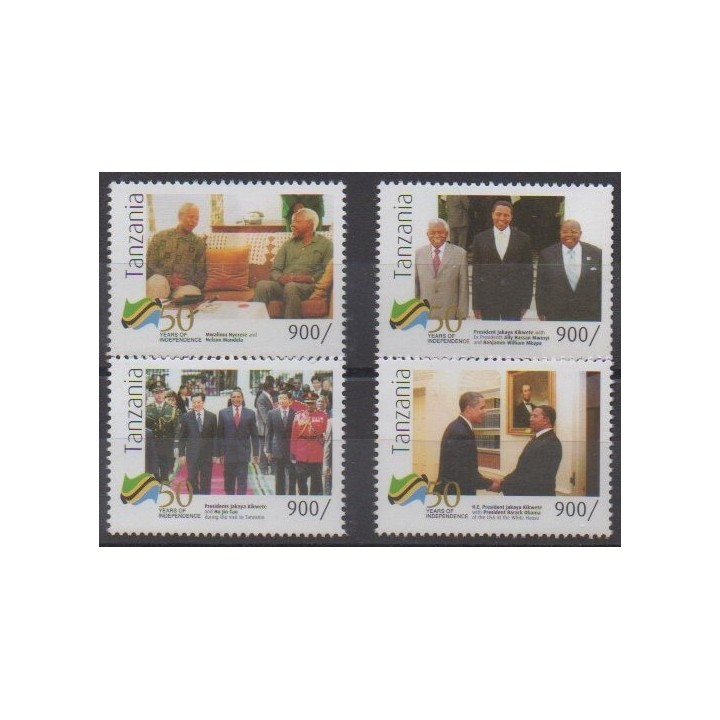Acheter cette série de timbres de Tanzanie de l'année 2011 (No 3792C/3792F).
