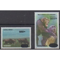 Tanzania - 2014 - Nb 3930/3931 - Mamals