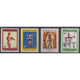 Acheter cette série de timbres du Mali de l'année 1972 (No 172/175).