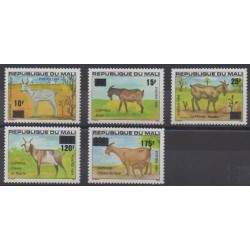 Mali - 1984 - No 494/498 - Mammifères
