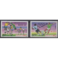 Mali - 1986 - No 532/533 - Coupe du monde de football