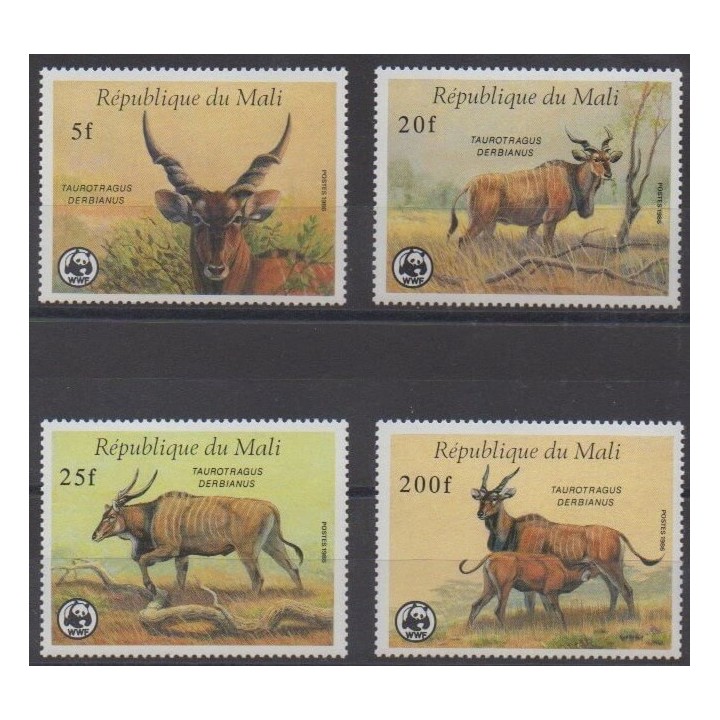 Buy this set of stamps of Mali of the year 1986 (Nb 538/541).