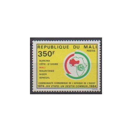 Mali - 1984 - Nb 502 - Various Historics Themes