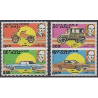 Buy this set of stamps of Mali of the year 1987 (Nb 542/545).