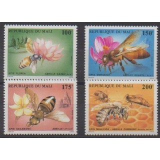 Buy this set of stamps of Mali of the year 1987 (Nb 546/549).