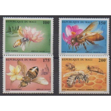 Mali - 1987 - No 546/549 - Insectes