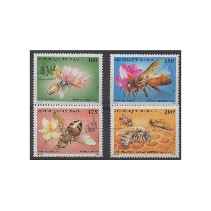 Buy this set of stamps of Mali of the year 1987 (Nb 546/549).