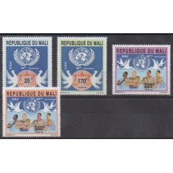 Mali - 1995 - No 750/753 - Nations unies