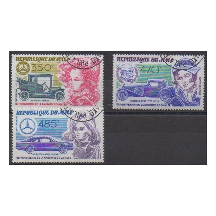Buy these stamps of Mali of the year 1984 (Nb PA495/PA497). - Used