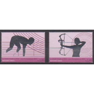 Acheter cette série de timbres des Nations Unies (ONU - Genève)  de l'année 2012 (No 802/803).