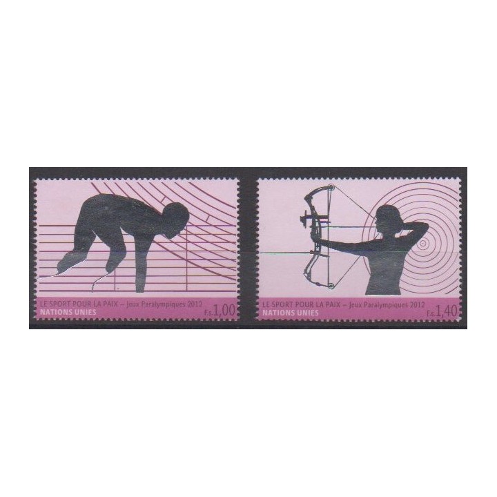 Acheter cette série de timbres des Nations Unies (ONU - Genève)  de l'année 2012 (No 802/803).