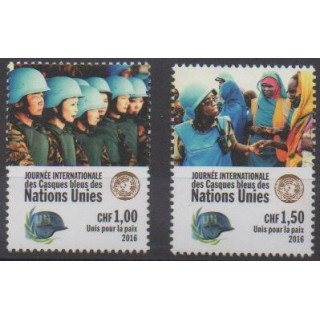 Buy this set of stamps of United Nations (UN - Geneva) of the year 2016 (Nb 946/947).