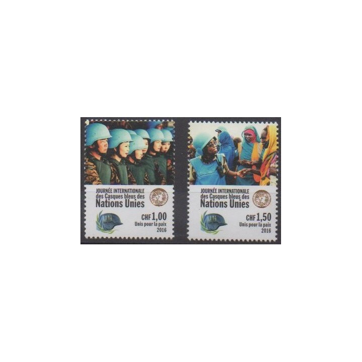 Acheter cette série de timbres des Nations Unies (ONU - Genève)  de l'année 2016 (No 946/947).