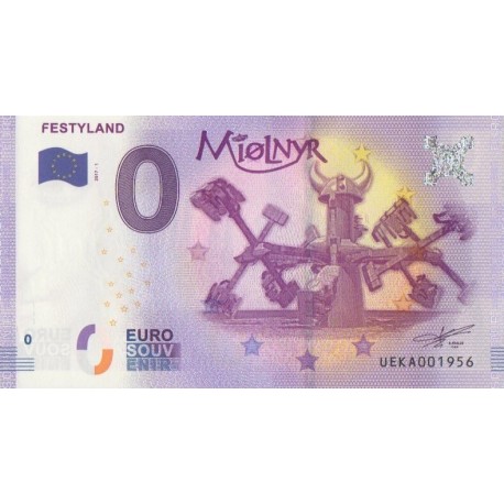 Euro banknote memory - 14 - Festyland - Miolnyr - 2017-1 - Nb 1956