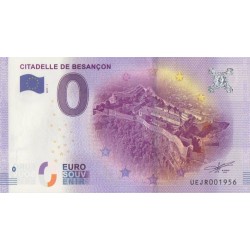 Billet souvenir - 25 - Citadelle de Besançon - 2017-2 - No 1956